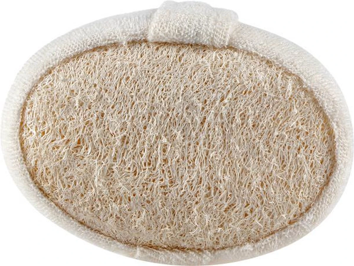 Merkloos Luxe Katoen En Loofah Naturel Douche Spons - Scrub - Massage - 100% Duurzaam - Badspons - Eco 4 Merkloos Luxe Katoen En Loofah Naturel Douche Spons - Scrub - Massage - 100% Duurzaam - Badspons - Eco - Afbeelding 2