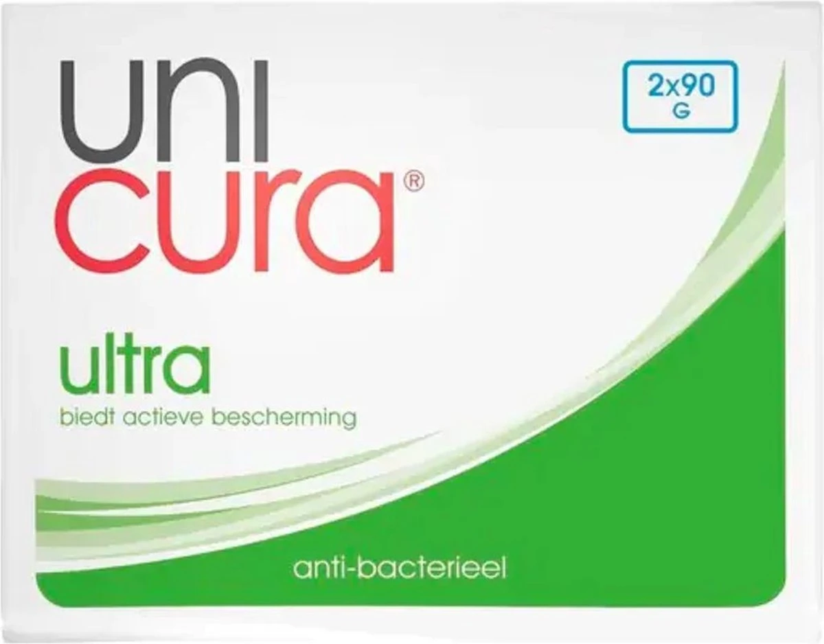 Unicura Ultra Zeeptablet - Anti-bacterieel - 6 X 90 Gram Voordeelverpakking 4 Unicura Ultra Zeeptablet - Anti-bacterieel - 6 X 90 Gram Voordeelverpakking - Afbeelding 2