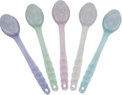 *** Bad Borstel Met Lange Steel En Scrubber - Rugborstel - Badborstel - Doucheborstel - Random Kleur Transparant - Van Heble® *** -Verzorgingsproducten Verkoop 1200x940