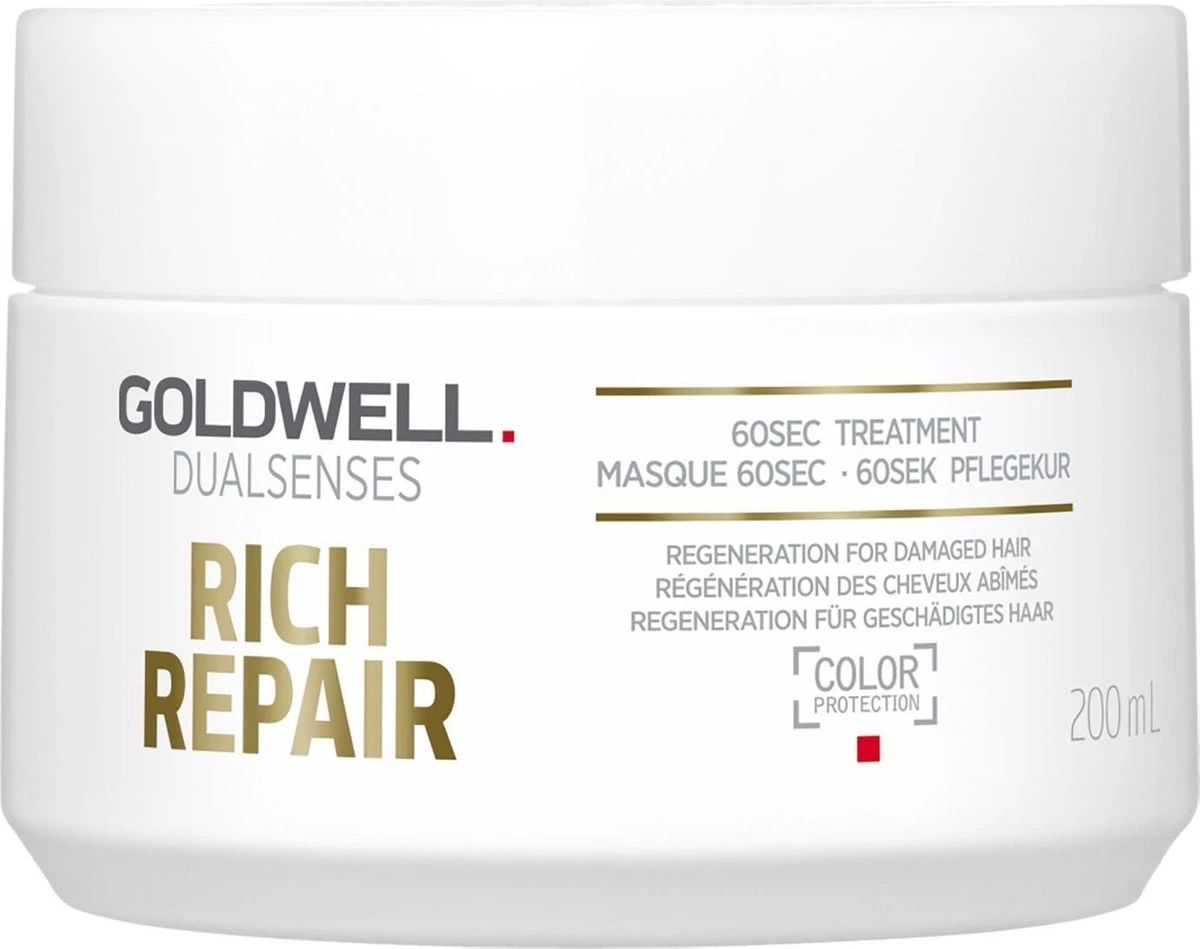 Goldwell Dualsenses Rich Repair 60sec Treatment 200 Ml 3 Goldwell Dualsenses Rich Repair 60sec Treatment 200 Ml