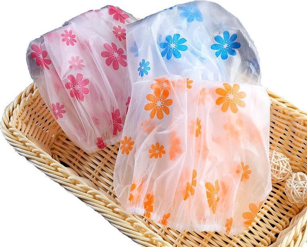 Rojafit Budget Lichtgewicht Douchemuts - Bloem - Set Van 3 Stuks!! - 3 Kleuren 4 Rojafit Budget Lichtgewicht Douchemuts - Bloem - Set Van 3 Stuks!! - 3 Kleuren - Afbeelding 2