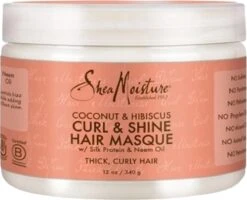 Shea Moisture Coconut & Hibiscus - Haarmasker - Curl & Shine Hair Masque - 340 G 8 Shea Moisture Coconut & Hibiscus - Haarmasker - Curl & Shine Hair Masque - 340 G -Verzorgingsproducten Verkoop 1200x972 2