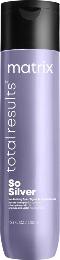 Matrix Total Results So Silver Shampoo – Reinigt En Neutraliseert Blond, Grijs En Wit Haar – 300 Ml