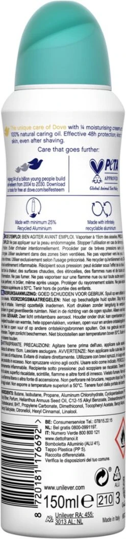 Dove Go Fresh Pear & Aloë Vera Anti-transpirant Deodorant - 6 X 150 Ml - Voordeelverpakking 19 Dove Go Fresh Pear & Aloë Vera Anti-transpirant Deodorant - 6 X 150 Ml - Voordeelverpakking -Verzorgingsproducten Verkoop 282x1200 3