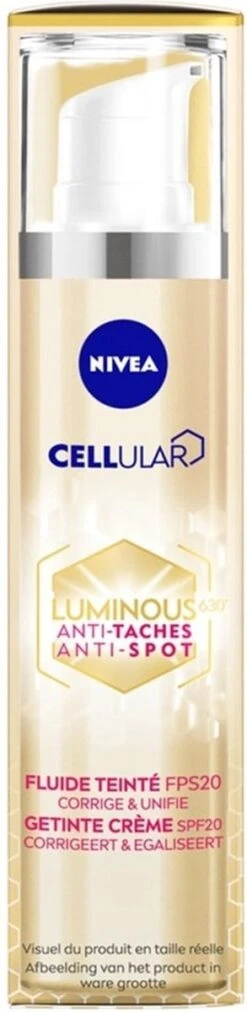 Nivea Cellular Luminous630 Getinte Dagcrème SPF20