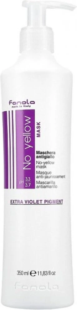 Fanola No Yellow Masker - Haarmasker - 350 Ml -Verzorgingsproducten Verkoop 300x1200 4