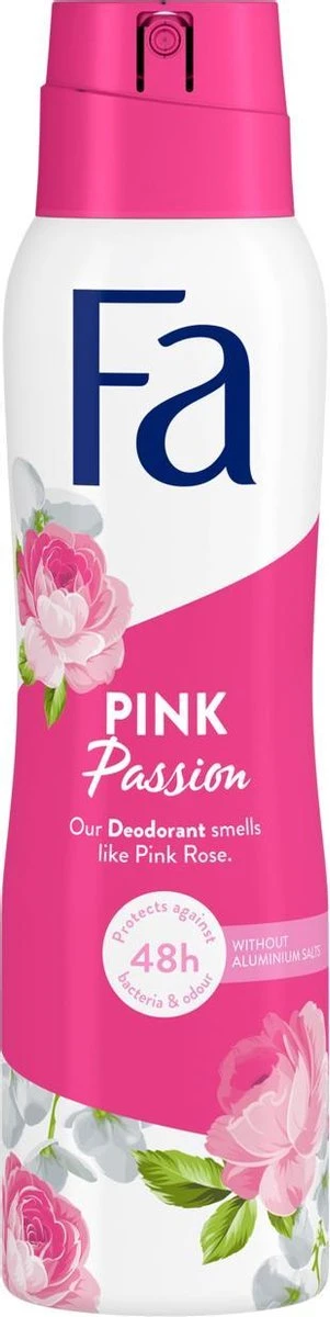 Fa Pink Passion Deo Spray 6x 150ml - Grootverpakking 4 Fa Pink Passion Deo Spray 6x 150ml - Grootverpakking - Afbeelding 2