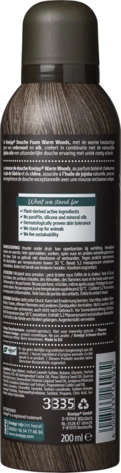 6x Kneipp Men Douche Foam Warm Woods 200ml 11 6x Kneipp Men Douche Foam Warm Woods 200ml -Verzorgingsproducten Verkoop 307x1200 1