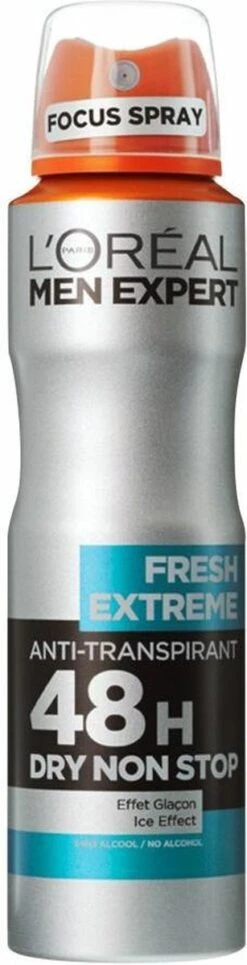 L’Oréal Paris Men Expert Fresh Extreme 48H Deodorant Spray - 6 X 150 Ml - Voordeelverpakking -Verzorgingsproducten Verkoop 307x1200 2