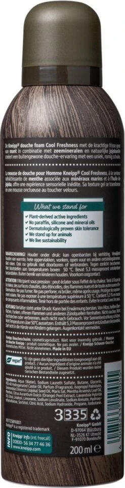 Kneipp Men - Cool Freshness - Douche Foam 18 Kneipp Men - Cool Freshness - Douche Foam -Verzorgingsproducten Verkoop 308x1200 9