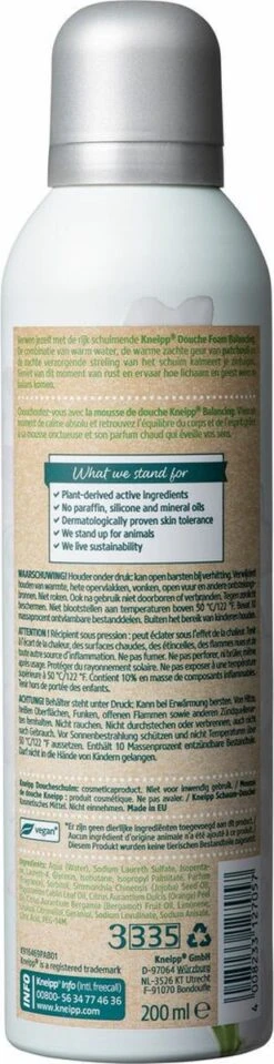 Kneipp Balancing - Douche Foam -Verzorgingsproducten Verkoop 309x1200 5