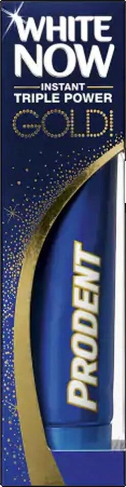 Prodent Tandpasta White Now Gold 75 Ml -Verzorgingsproducten Verkoop 311x1200 16
