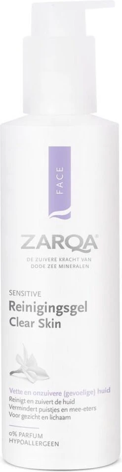 Zarqa Reinigingsgel Clear Skin 200 Ml -Verzorgingsproducten Verkoop 312x1200