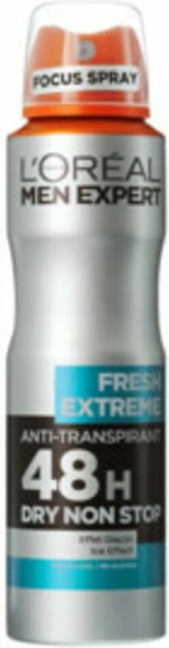 L’Oréal Paris Men Expert Fresh Extreme 48H Deodorant Spray - 6 X 150 Ml - Voordeelverpakking -Verzorgingsproducten Verkoop 313x1200