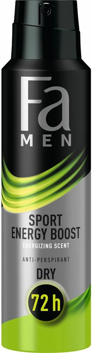 Fa Men Sport Energy Boost Deodorant Spray 6x150ml 9 Fa Men Sport Energy Boost Deodorant Spray 6x150ml - Afbeelding 7