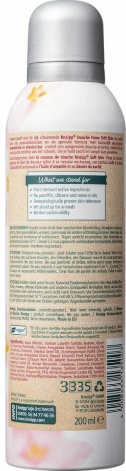 Kneipp Soft Skin - Douche Foam -Verzorgingsproducten Verkoop 321x1200 3