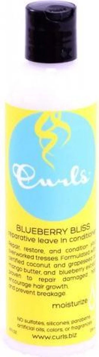 Curls Blueberry Bliss Reparative Leave In Conditioner - 236ml 4 Curls Blueberry Bliss Reparative Leave In Conditioner - 236ml - Afbeelding 2