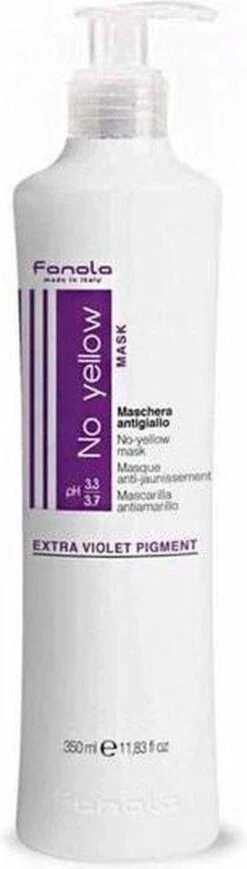 Fanola No Yellow Masker - Haarmasker - 350 Ml -Verzorgingsproducten Verkoop 341x1200 2