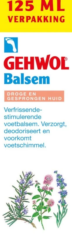 Gehwol Voetbalsem Voor De Droge En Gesprongen Huid - 125ml -Verzorgingsproducten Verkoop 346x1200