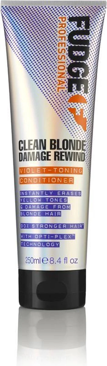Fudge Clean Blonde Damage Rewind Violet - Conditioner - 250 Ml 4 Fudge Clean Blonde Damage Rewind Violet - Conditioner - 250 Ml - Afbeelding 2