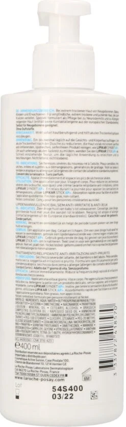 La Roche-Posay Lipikar Balsem AP+m Bodymelk - Droge Huid - 400 Ml -Verzorgingsproducten Verkoop 355x1200