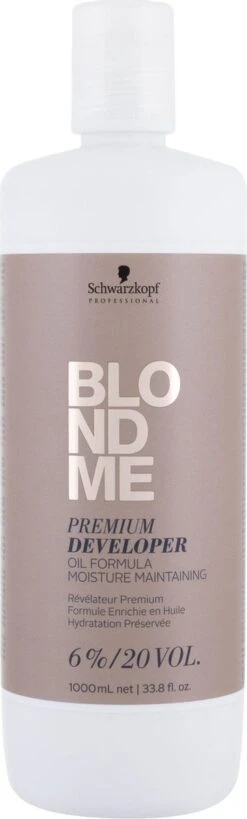 Schwarzkopf Professional Schwarzkopf BlondMe Premium Developer 6% Haarontkleurend Middel Fles - 1000 Ml