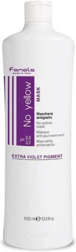 Fanola No Yellow Mask Cuidado Kur Haarmasker - 1000 Ml -Verzorgingsproducten Verkoop 363x1200 1