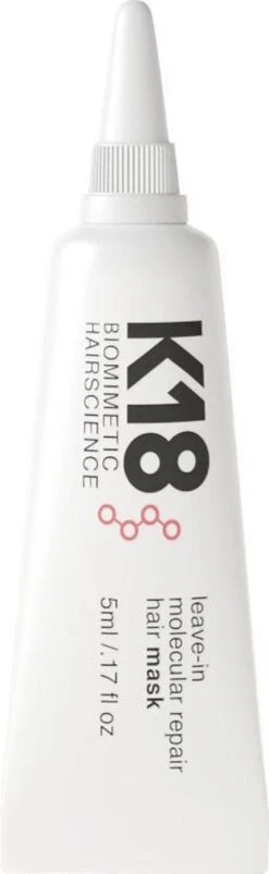 K18 - Hair Leave-in Molecular Repair Mask - 5ml 6 K18 - Hair Leave-in Molecular Repair Mask - 5ml -Verzorgingsproducten Verkoop 369x1200 7