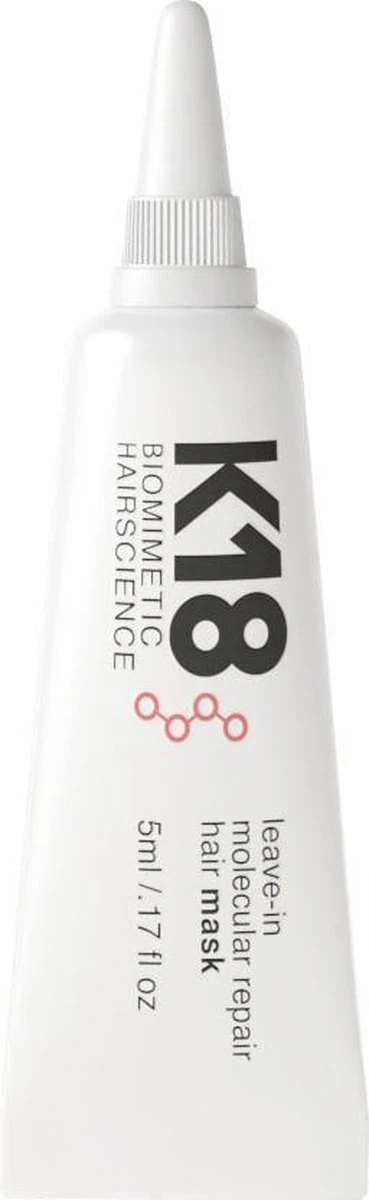 K18 - Hair Leave-in Molecular Repair Mask - 5ml 4 K18 - Hair Leave-in Molecular Repair Mask - 5ml - Afbeelding 2