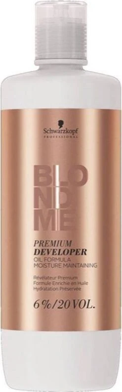 Schwarzkopf Professional Schwarzkopf BlondMe Premium Developer 6% Haarontkleurend Middel Fles - 1000 Ml -Verzorgingsproducten Verkoop 374x1200 2