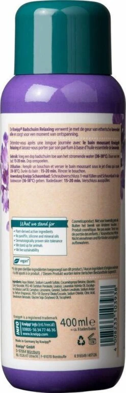Kneipp Relaxing - Badschuim 12 Kneipp Relaxing - Badschuim -Verzorgingsproducten Verkoop 385x1200 1