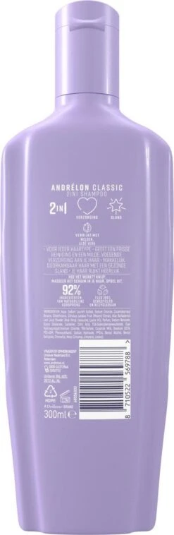 Andrélon Shampoo 2in1 - 6 X 300ML - Voordeelverpakking -Verzorgingsproducten Verkoop 391x1200 4