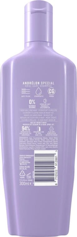 Andrélon Krul Care Shampoo - 6 X 300 Ml - Voordeelverpakking -Verzorgingsproducten Verkoop 391x1200 7