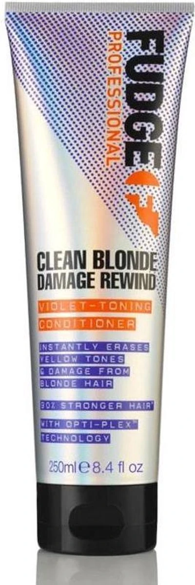 Fudge Clean Blonde Damage Rewind Violet - Conditioner - 250 Ml 13 Fudge Clean Blonde Damage Rewind Violet - Conditioner - 250 Ml - Afbeelding 11