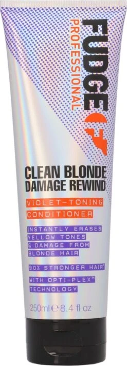 Fudge Clean Blonde Damage Rewind Violet - Conditioner - 250 Ml 30 Fudge Clean Blonde Damage Rewind Violet - Conditioner - 250 Ml -Verzorgingsproducten Verkoop 416x1200 2