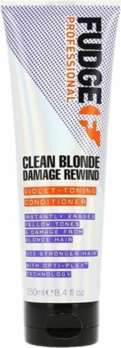 Fudge Clean Blonde Damage Rewind Violet - Conditioner - 250 Ml 23 Fudge Clean Blonde Damage Rewind Violet - Conditioner - 250 Ml -Verzorgingsproducten Verkoop 420x1200 2