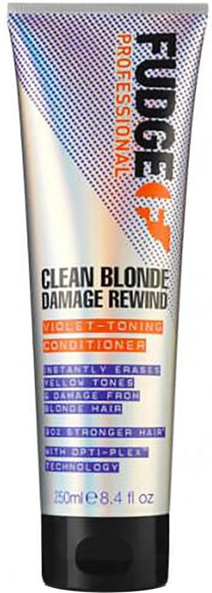 Fudge Clean Blonde Damage Rewind Violet - Conditioner - 250 Ml 3 Fudge Clean Blonde Damage Rewind Violet - Conditioner - 250 Ml