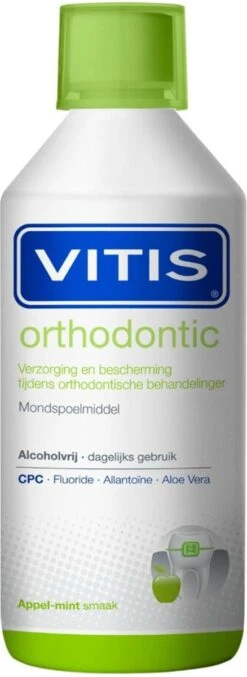 Vitis Orthodontic Mondspoelmiddel - 500 Ml - Mondwater -Verzorgingsproducten Verkoop 438x1200 4