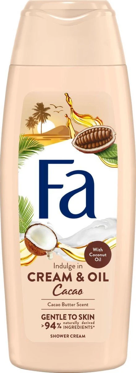Fa Cream&Oil Cacaobutter & Coco Oil Douchegel 6 X 250ml - Grootverpakking 12 Fa Cream&Oil Cacaobutter & Coco Oil Douchegel 6 X 250ml - Grootverpakking - Afbeelding 10