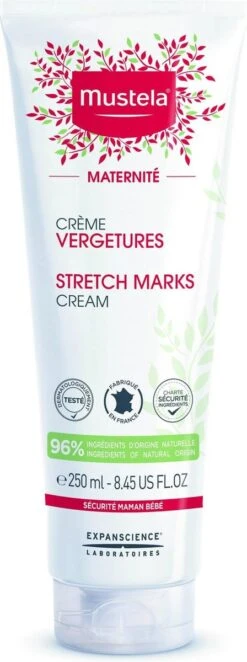 Mustela MATERNITÉ Stretch Marks Prevention Cream 250 Ml -Verzorgingsproducten Verkoop 448x1200 1
