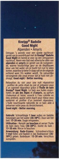 Kneipp Good Night - Badolie -Verzorgingsproducten Verkoop 452x1200 1