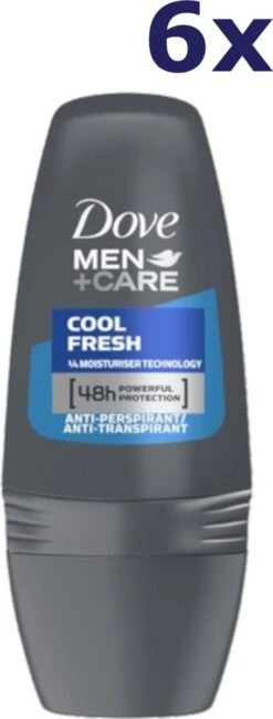 Dove Men+Care Cool Fresh Deodorant Roller - 6 X 50ml - Voordeelverpakking -Verzorgingsproducten Verkoop 455x1200 6