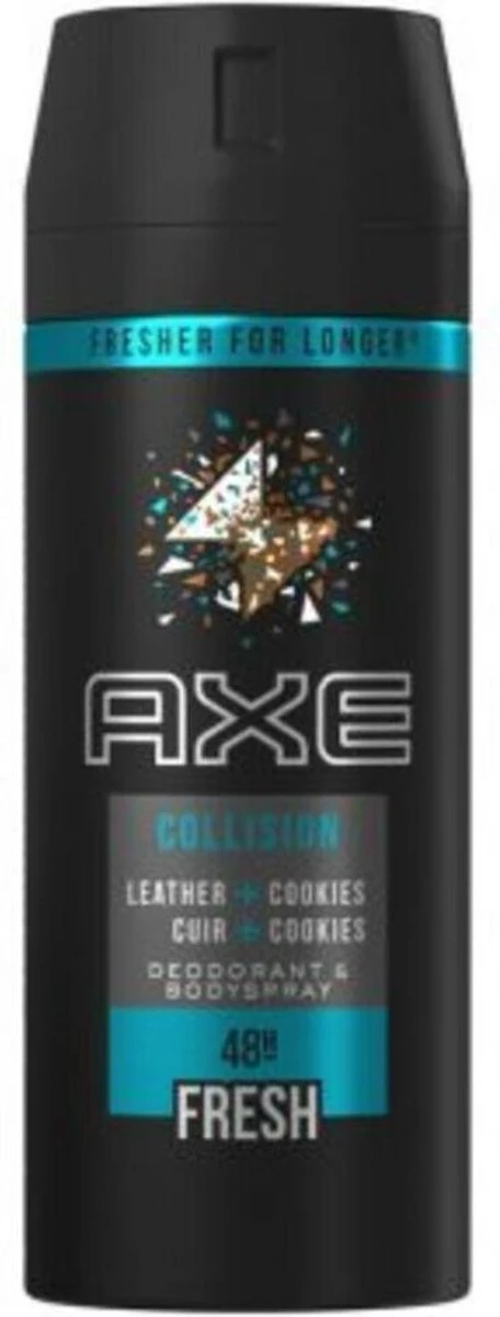 Axe Collision Leather & Cookies Bodyspray Deodorant - 6 X 150 Ml - Voordeelverpakking 13 Axe Collision Leather & Cookies Bodyspray Deodorant - 6 X 150 Ml - Voordeelverpakking - Afbeelding 11