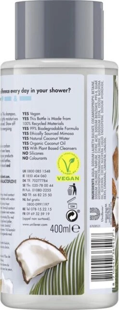 Love Beauty And Planet Coconut Water & Mimosa Volume & Bounty Shampoo - 400 Ml -Verzorgingsproducten Verkoop 463x1200 4