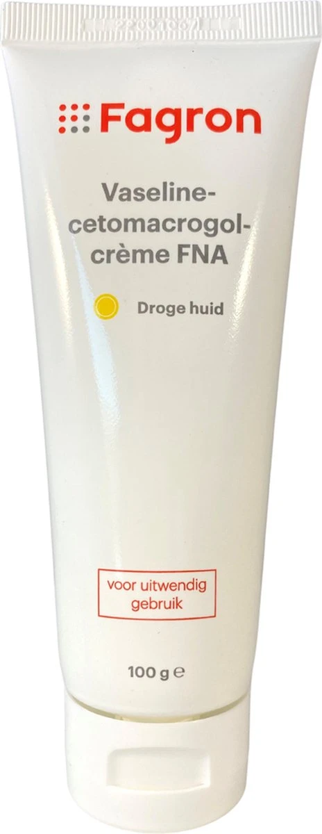 Fagron Vaseline Cetomacrogolcreme FNA Tube 100 Gram 3 Fagron Vaseline Cetomacrogolcreme FNA Tube 100 Gram