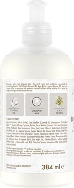 Shea Moisture 100% Virgin Coconut Oil - Conditioner Daily Hydration - 384 Ml -Verzorgingsproducten Verkoop 474x1200 8