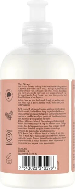 Shea Moisture Coconut & Hibiscus - Conditioner Curl & Shine - 384 Ml 17 Shea Moisture Coconut & Hibiscus - Conditioner Curl & Shine - 384 Ml -Verzorgingsproducten Verkoop 476x1200 5