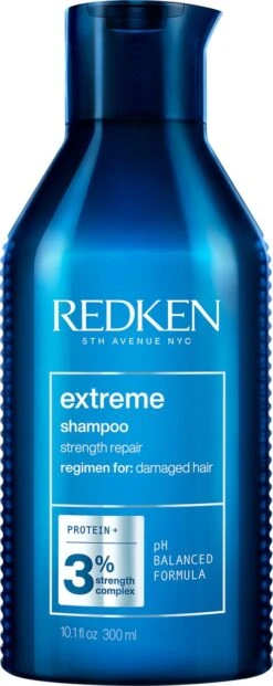 Redken Extreme Shampoo – Reinigt En Versterkt Beschadigd Haar – 300 Ml