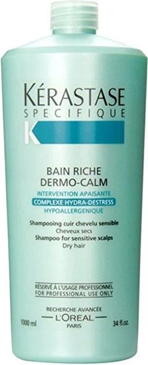 Kérastase Specifique Bain Riche Dermo Calm Shampoo - 1L 10 Kérastase Specifique Bain Riche Dermo Calm Shampoo - 1L - Afbeelding 8