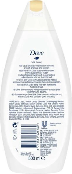 Dove Silk Douchegel - 6 X 500ml - Voordeelverpakking -Verzorgingsproducten Verkoop 502x1200 2